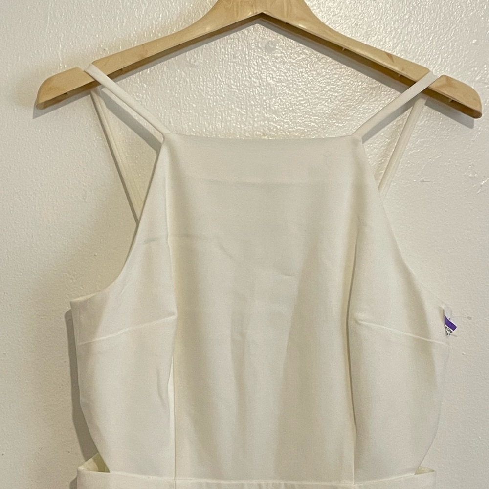 French Connection Whisper Cut Out Square Neck Dress Size: 6 - Picture 2 of 7